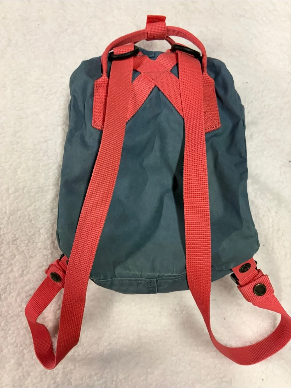 Kanken Mini Backpack Frost Green Peachy Pink Fjallraven 23561 RN 132540